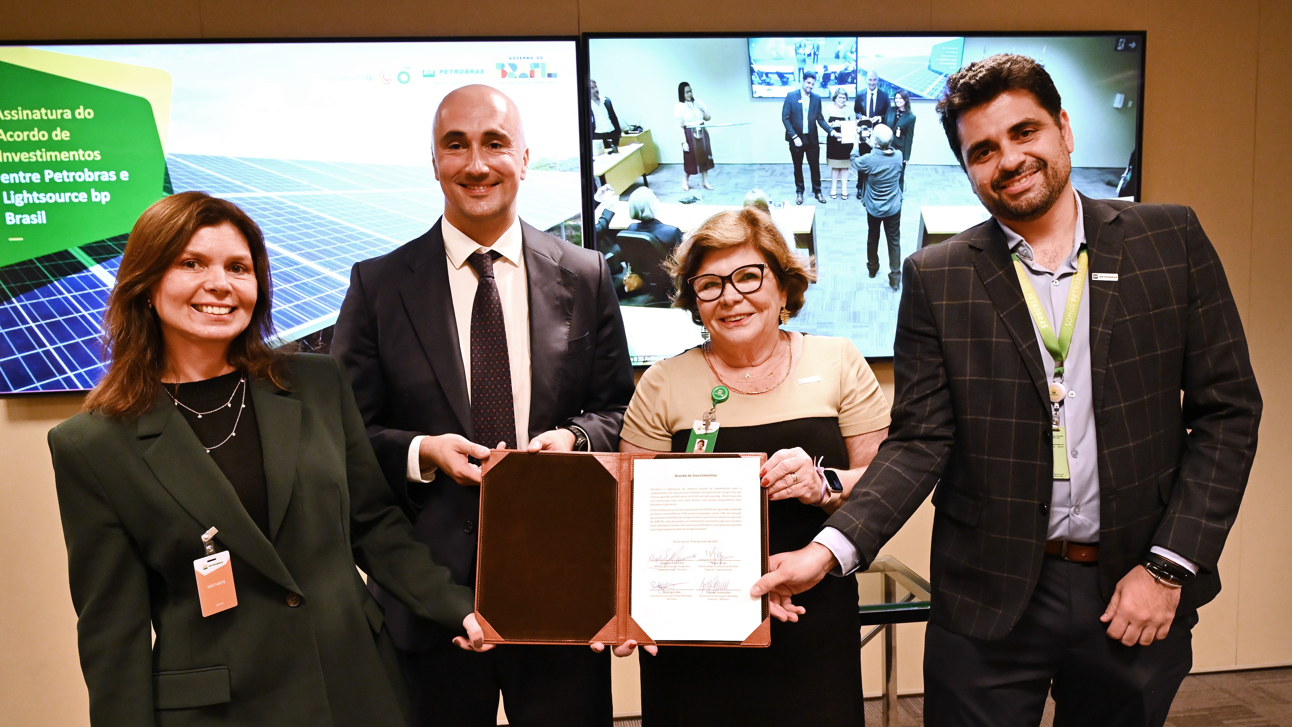 Petrobras and Lightsource bp announce strategic partnership in the renewable energy segment in Brazil